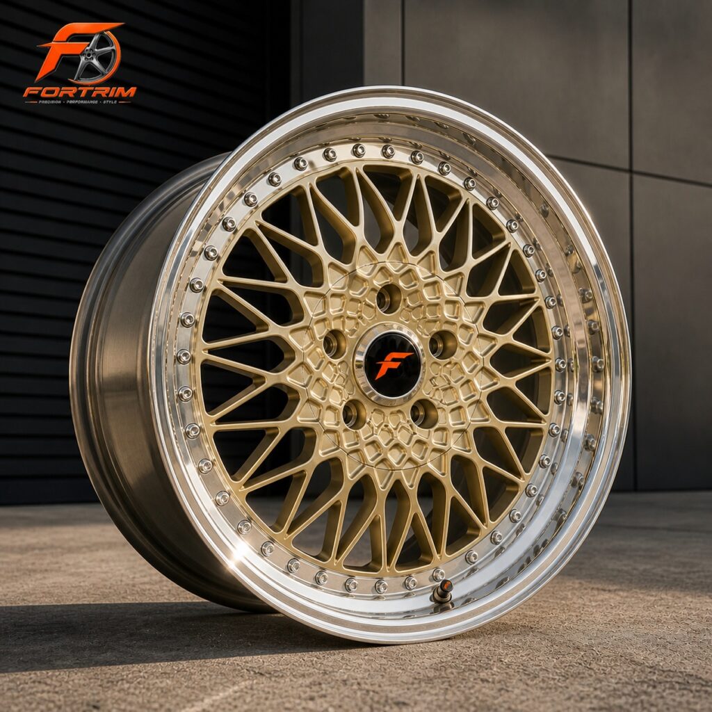 FT-104 Royale Mesh Gold Two-Piece