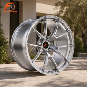 FT-107 Velocity Split-Spoke Brushed Silver - view 1