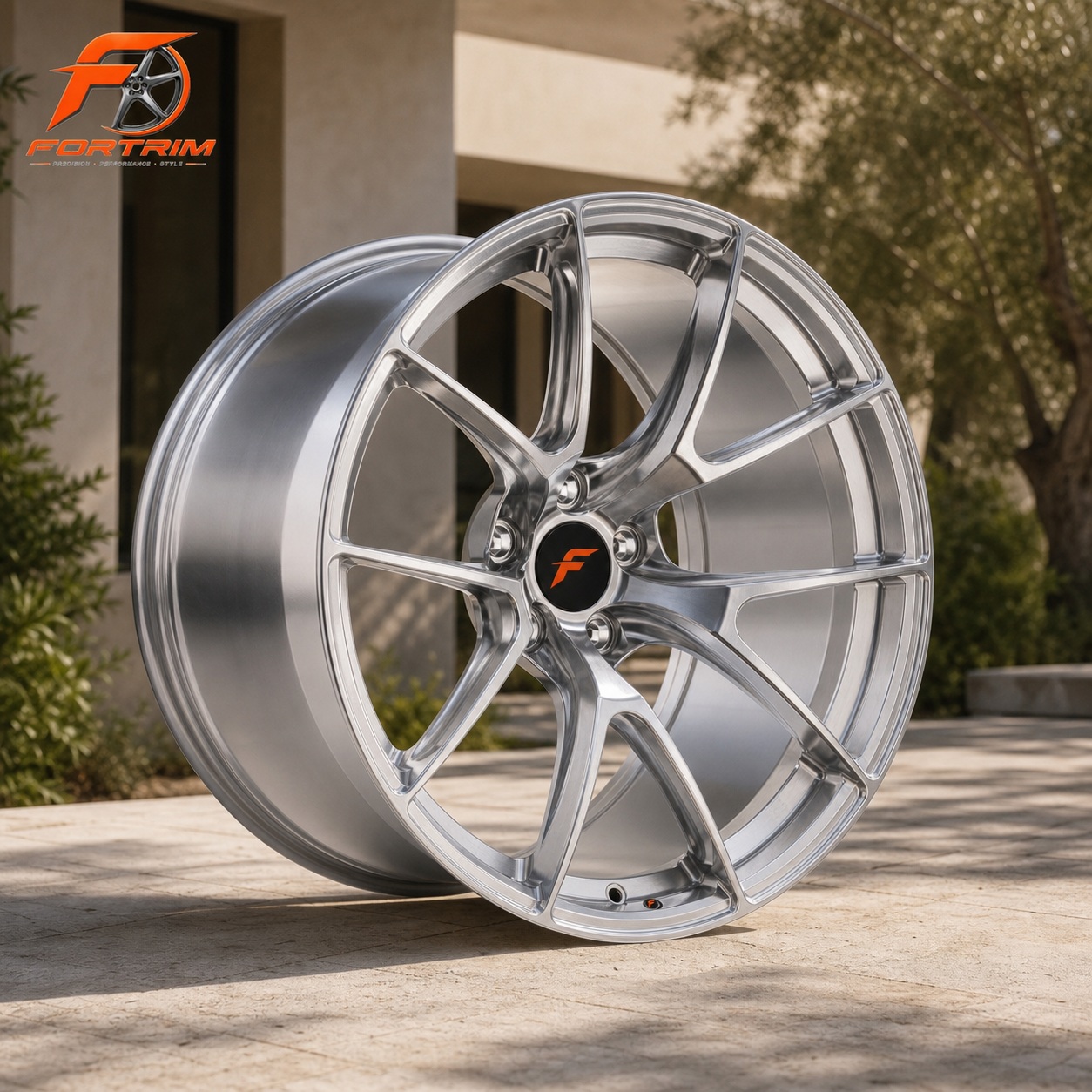 FT-107 Velocity Split-Spoke Brushed Silver