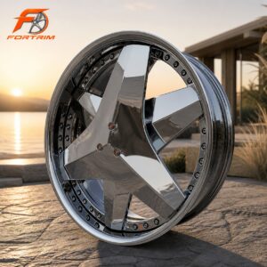FT-109 Titan Tri-Spoke Polished Two-Piece - view 1