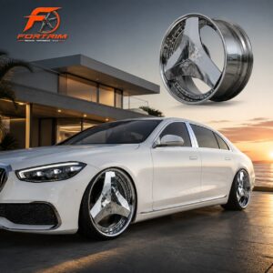 FT-109 Titan Tri-Spoke Polished Two-Piece - view 2