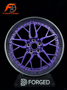 FORTRIM FT-C201 Heritage Purple Hardware custom forged wheel