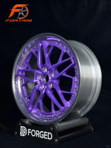 FORTRIM FT-C201 Heritage Purple Hardware custom forged wheel