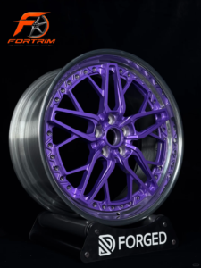 FORTRIM FT-C201 Heritage Purple Hardware custom forged wheel