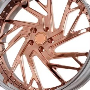 FORTRIM FT-C205 Rose Gold Directional custom forged wheel