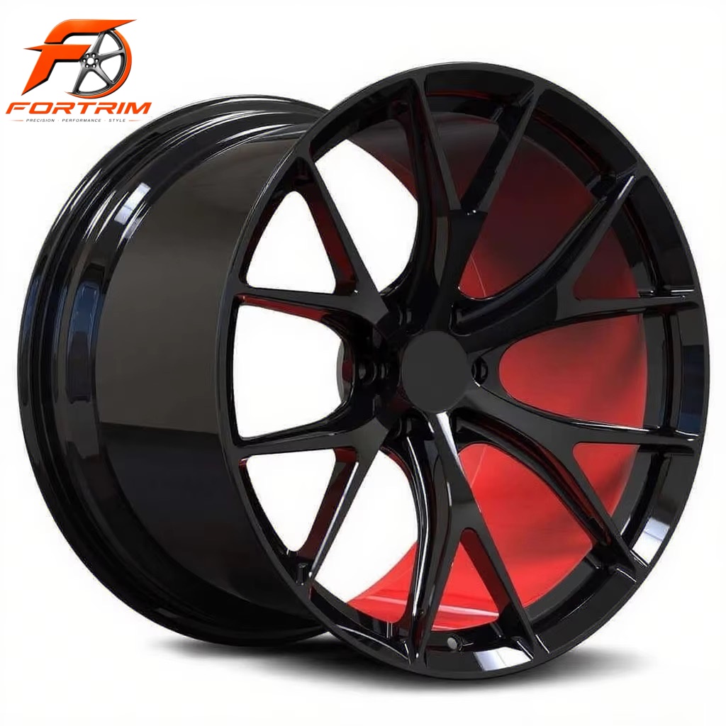 FORTRIM FT-M201 Black Concave Split-Spoke