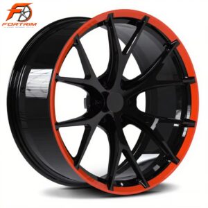 FORTRIM FT-M201 Black Concave Split-Spoke custom forged wheel