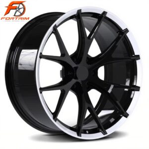 FORTRIM FT-M201 Black Concave Split-Spoke custom forged wheel