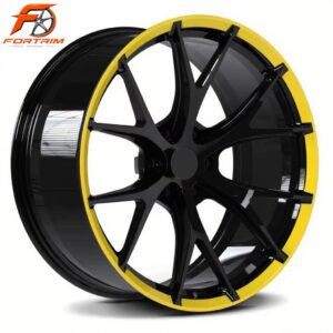 FORTRIM FT-M201 Black Concave Split-Spoke custom forged wheel