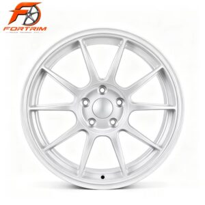 FORTRIM FT-M204 Brushed Silver Ten-Spoke custom forged wheel