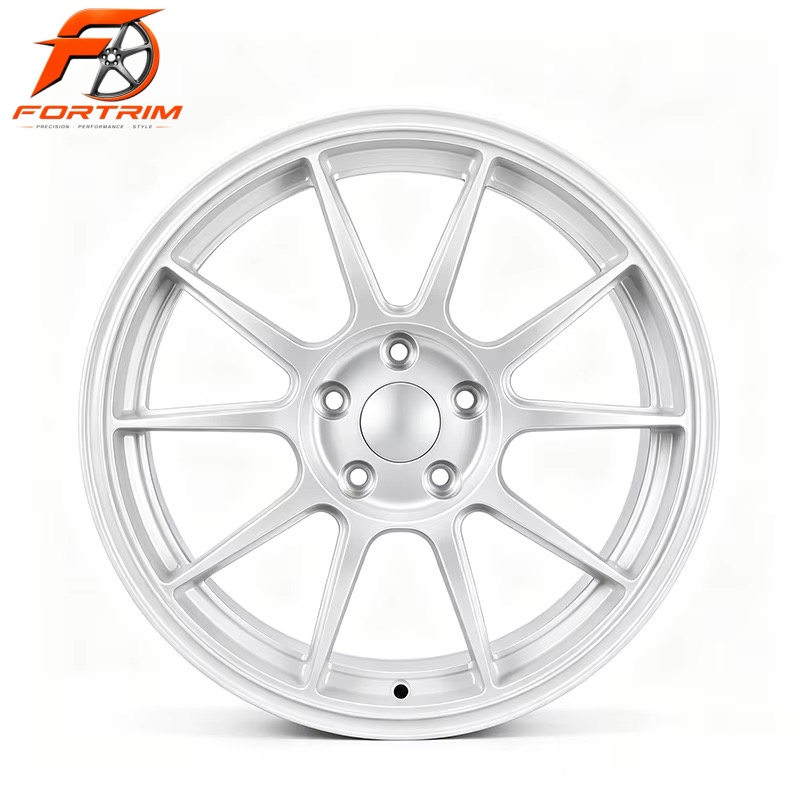 FORTRIM FT-M204 Brushed Silver Ten-Spoke