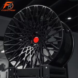 FORTRIM FT-M206 Gloss Black Multi-Mesh custom forged wheel