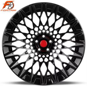 FORTRIM FT-M206 Gloss Black Multi-Mesh custom forged wheel