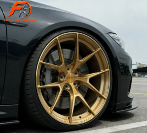 FORTRIM FT-M207 Gold Deep Concave custom forged wheel