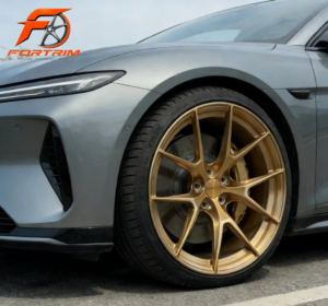 FORTRIM FT-M207 Gold Deep Concave custom forged wheel