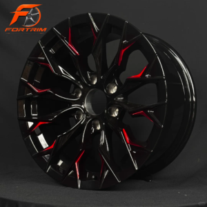 FORTRIM FT-O201 Black Red Off-Road custom forged wheel