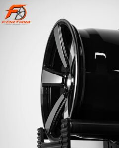 FORTRIM FT-Q5 Gloss Black Five-Spoke custom forged wheel