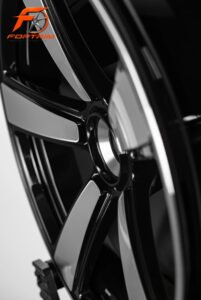 FORTRIM FT-Q5 Gloss Black Five-Spoke custom forged wheel