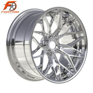 FORTRIM FT-C302 Polished Deep Concave custom forged wheel