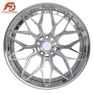 FORTRIM FT-C302 Polished Deep Concave custom forged wheel
