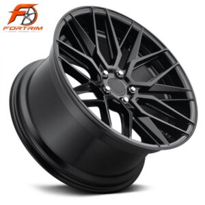FORTRIM FT-M302 Black Angular Mesh custom forged wheel