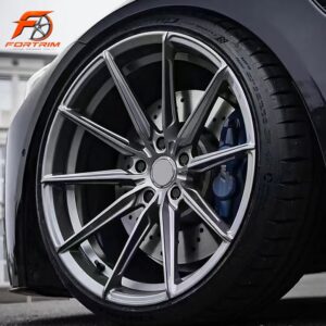 FORTRIM FT-M305 Satin Black Y-Spoke custom forged wheel