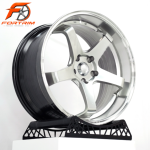 FORTRIM FT-M306 Polished Deep Dish Five-Spoke custom forged wheel