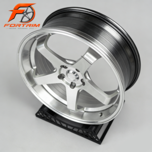 FORTRIM FT-M306 Polished Deep Dish Five-Spoke custom forged wheel