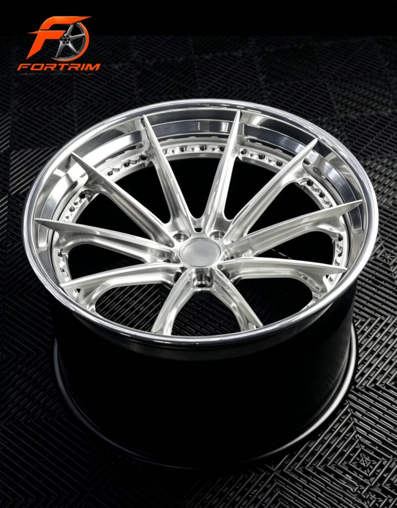 FORTRIM FT-M307 Brushed Silver Multi-Spoke