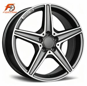 FORTRIM FT-M308 Black Silver Five-Spoke custom forged wheel