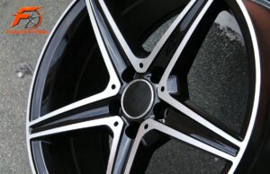 FORTRIM FT-M308 Black Silver Five-Spoke custom forged wheel