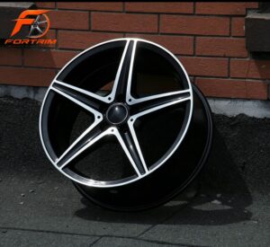 FORTRIM FT-M308 Black Silver Five-Spoke custom forged wheel