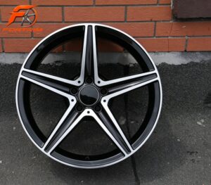 FORTRIM FT-M308 Black Silver Five-Spoke custom forged wheel