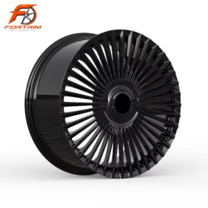 FORTRIM FT-M309 Black Radial Multi-Spoke custom forged wheel