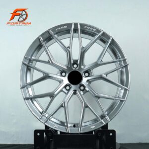FORTRIM FT-M312 Silver Track Multi-Spoke custom forged wheel