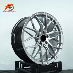 FORTRIM FT-M312 Silver Track Multi-Spoke custom forged wheel