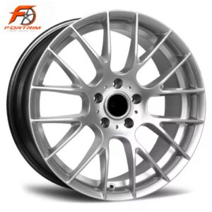 FORTRIM FT-M314 Silver Motorsport Multi-Spoke custom forged wheel