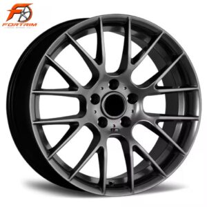 FORTRIM FT-M314 Silver Motorsport Multi-Spoke custom forged wheel