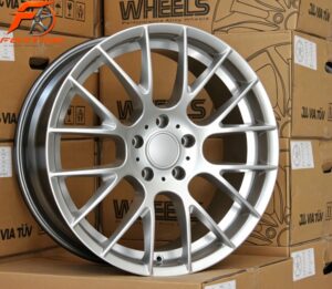 FORTRIM FT-M314 Silver Motorsport Multi-Spoke custom forged wheel